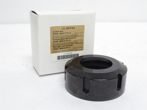 Industry-Std 2NYA2; Collet Nut; ER40 M50xP1.5