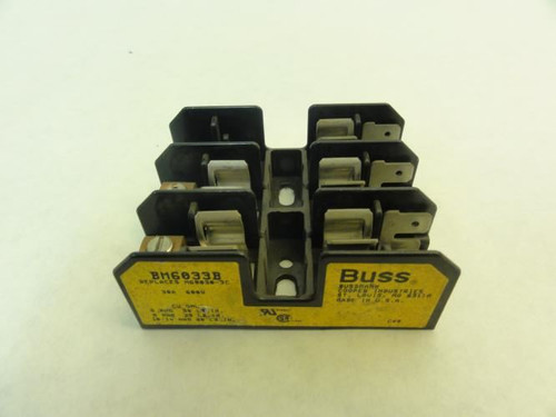 Bussmann BM6033B; Fuse Block; 30A; 600V; Missing a fuse holder