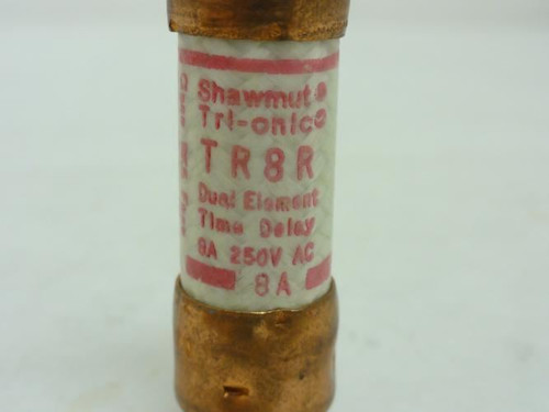 Shawmut TR8RI; Tri-onic Fuse; 8A; 250VAC