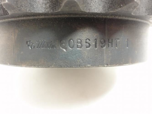 Martin 60BS19HT-1; Sprocket # 60; 19T; 1"ID; Hardened