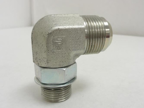Parker 16-12 C5OX; Hydraulic Elbow 90Deg 1 JIC x 3/4 Boss