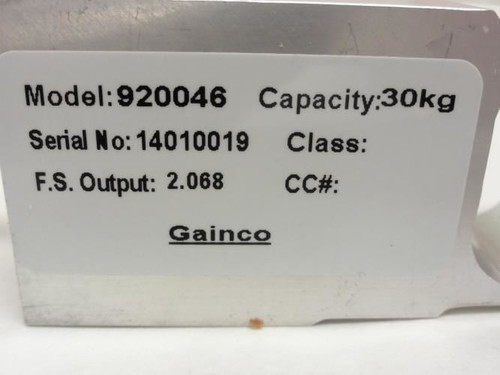 Gainco 920046; Loadcell; 30kg Capacity; 10' Cord