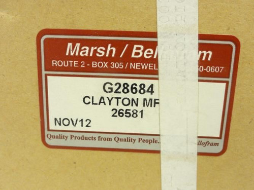 Marshall G28684; Dry Pressure Gauge; 0-400PSI; 1/4" NPT