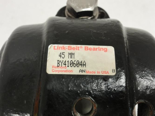 Link-Belt BY410604A; Pillow Block Housing 45MM"ID; No Insert