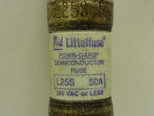 Littelfuse L25S 50A; Power-Gard Fuse 50A; 250VAC; Bladed