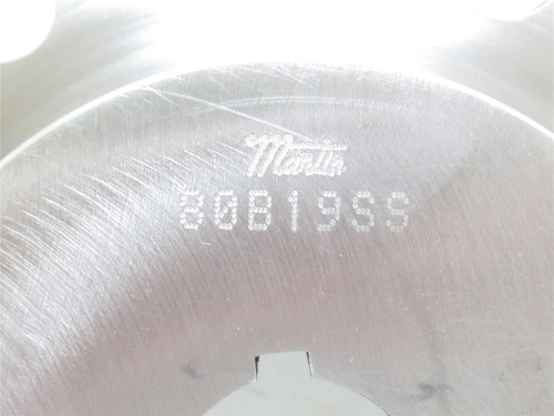 Martin 80B19SS-1-1/4; Sprocket #80; SS; 19 Teeth; 1-1/4"ID