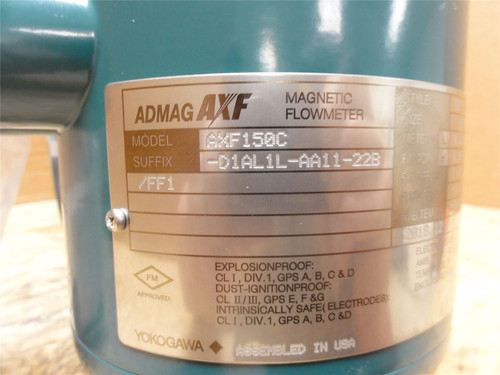 Yokogawa AXF150C-D1AL1L-AA11-228; MagneticFlowmeterSize 150mm