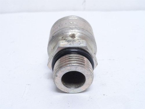 Eaton 1AA12MB12; Hydraulic Crimp Fitting; 1/2NPT x 1/2" Tube