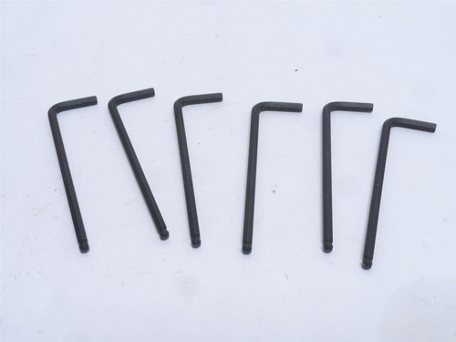 Eklind 18610; Lot-6; Alloy Steel Ball End Hex Key; 3mm Tip