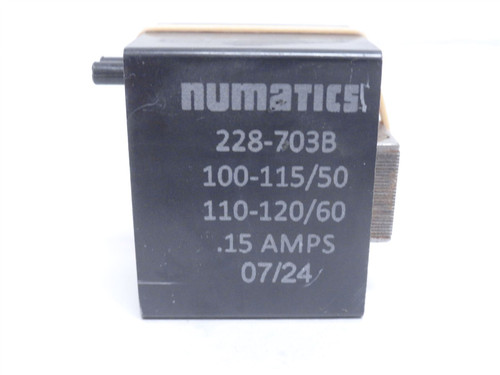 Numatics 228-703B; Mechanical Coil Assembly; 110/120VAC