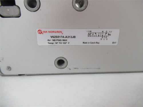 Norgren V62S517AA313JB;  Solenoid Valve 5/2 12VDC 1/4 NPT