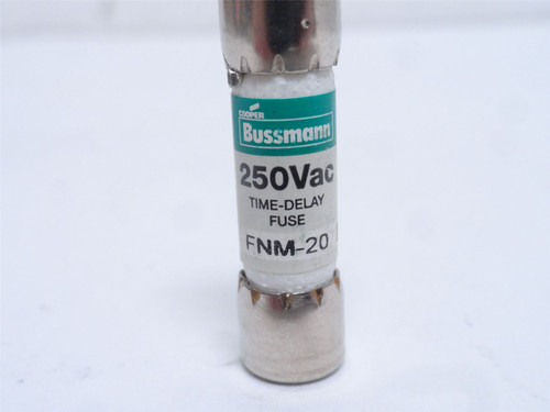 Bussmann FNM-20; Time Delay Fuse; 20A; 250VAC