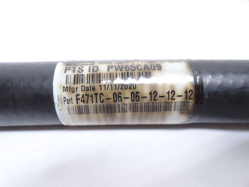 Parker F471TC-06-06-12-12-12-24; Hose 3/4" Tube x 3/4 JIC 24"L