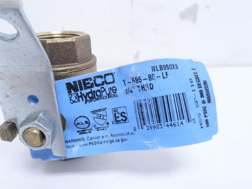 Nibco T-585-80-LF-3/4; Lead-Free Bronze Ball Valve; 3/4NPT