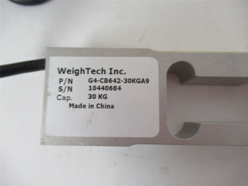 Weightech G4-CB542-30KGA9; Load Cell 30Kg