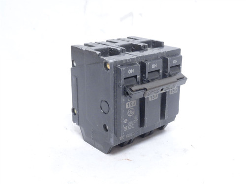 GE THQL31WY15; Circuit Breaker; 15A; 3P; 120/240VAC