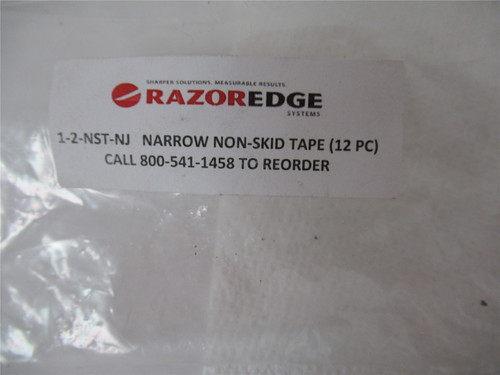 Razor Edge Systems 1-2-NST-NJ; Narrow Non-SkidTape(12 Pieces)