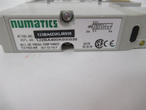 Numantics 123BA4Z5KL00030; Solenoid Valve