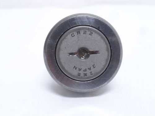 IKO CR22; Flat Cam Follower; Roller: 1-3/8"OD x 3/4" Width