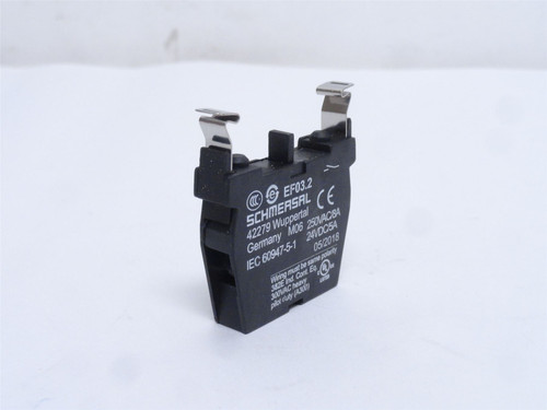 Schmersal EF03.2; Screw Connect Contact Block 1-NO 250VAC; 8A