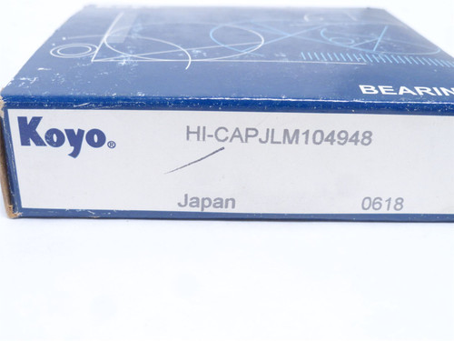 Koyo JLM104948; Tapered Roller Bearing Cone; 50mm ID