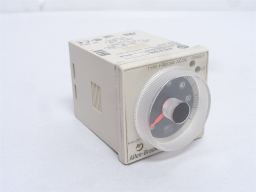 Allen-Bradley 700-HRM12TU24; Dial Timing Relay 24VAC/DC; DPDT