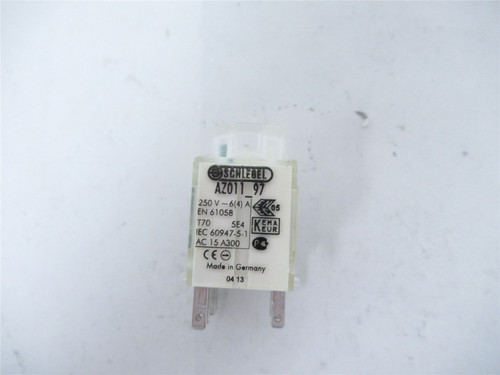 Schlegel AZ011_97; Push Button Contactor  1-NC 2-NO 250V