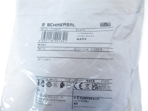 Schmersal EF303.1; Contactor Element 1 11-12; 23-24 VDC