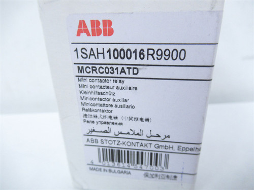 ABB 1SAH100016R9900; Contactor  6A 1-NC 3-NO Coil 24VDC