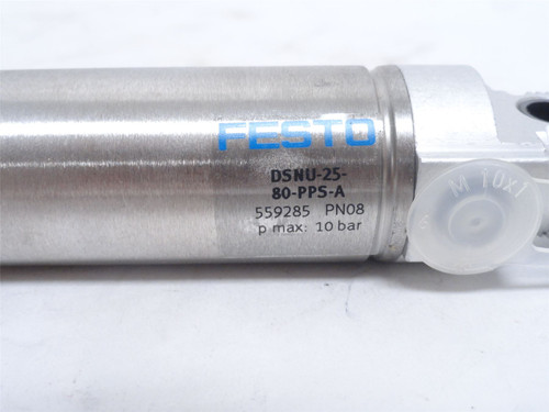 Festo DSNU-25-80-PPS-A; Air Cylinder 559285; 25mmID; 80mm STK