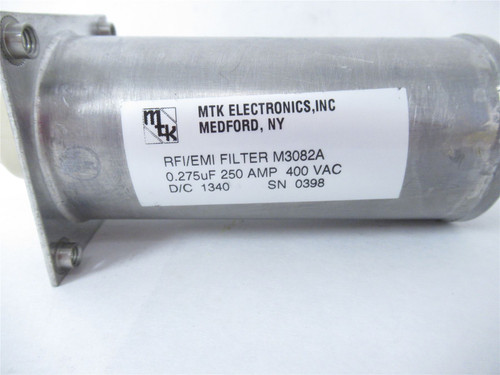 MTK RFI/EMI M3082A; Capacitor .275uF 250AMP 400VAC DC1340