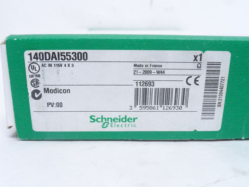 Schneider 140DAI55300; Discrete Input Module 115VAC; 32 Input