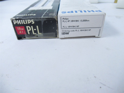 Phillips PL-L 18W; Lot-2 Fluorescent Bulb 18W 4 Pin Base