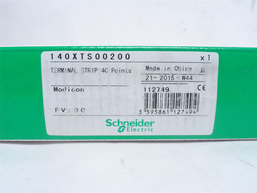 Schneider 140XTS00200; Screw Terminal Strip; 40 Points