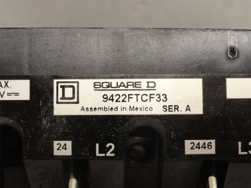 Square D 9422FTCF33; Disconnect switch; 30A; 575VAC; 20HP