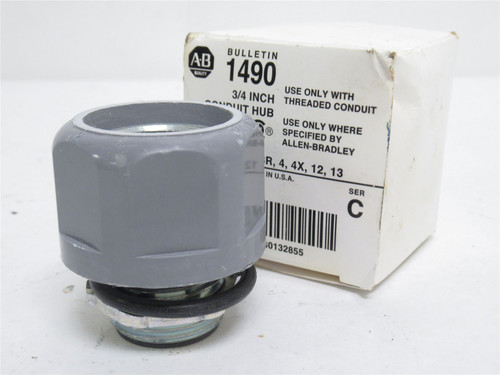 Allen-Bradley 1490-N9; Conduit Hub; Connector Size: 3/4"