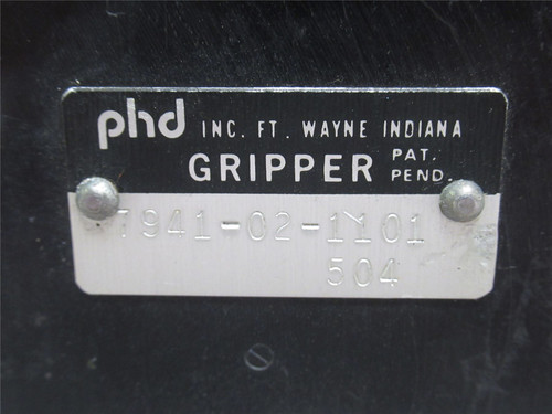 phd Inc 7941-02-1101; Parallel Pneumatic Heavy Duty Gripper