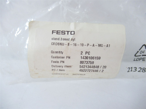 Festo CRDSNU-B-16-10-P-A-MG-A1; PnuematicCylinder16mmB 10mmSt