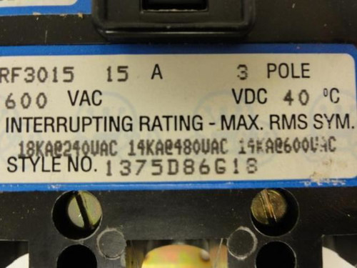 Westinghouse 1375D86G18; Molded Case Circuit Breaker 100Amp