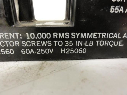 Bussmann H25060; Fuse Holder