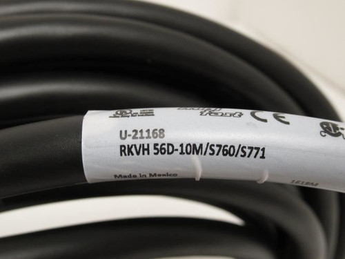 Turck RKVH56D-10M; Cordset U-21168; 10m Long; 5-Pin