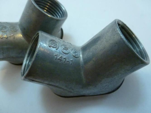 Halex 94105; LOT-2; 1/2 Rigid Pull Elbow With Gasket