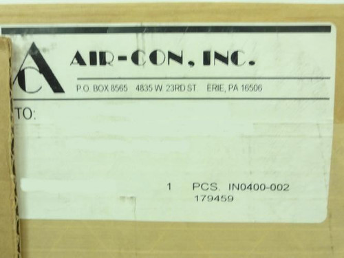 Air-Con; Inc IN0400-002; Inlet Control Valve; 4" size