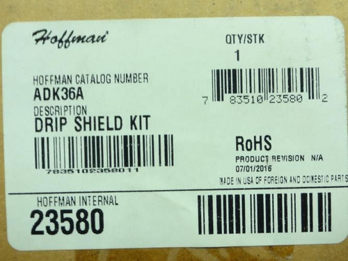 Hoffman ADK36A ; Drip Shield Kit