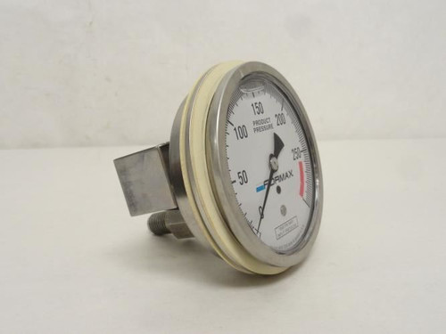 Formax 0011275-A; Liquid Filled Gauge; SS; 0~250psi; W/Bracket