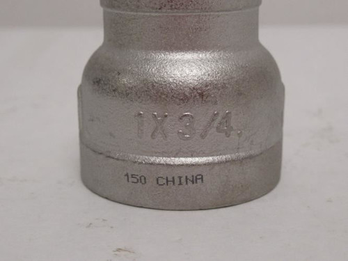 Industry-Std 1LTR3 ; Reducing Coupling; SS-304; 1 x 3/4NPT