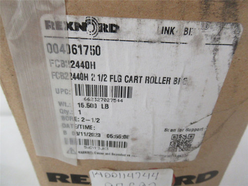 Rexnord FCB22440H; Roller Bearing 2-1/2"  Fixed Cast Iron