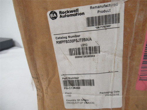 Allen-Bradley MPFB330PSJ72BA/A; Servo Motor 480V AC
