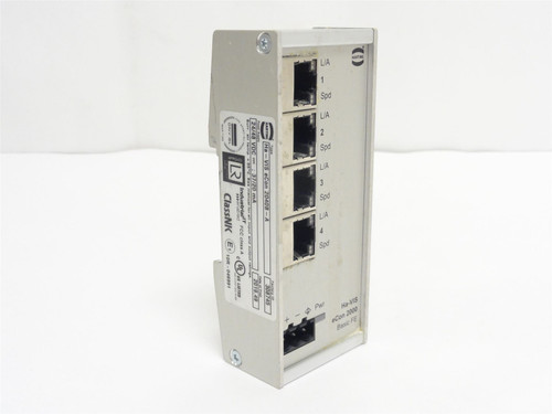 Harting 24020040010; Unmanaged RJ45 Ethernet Switch; 4-Port
