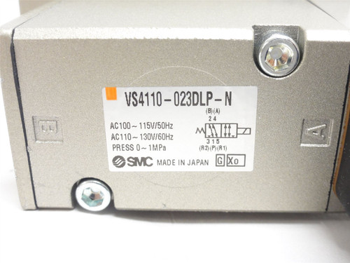 SMC VS4110-023DLP-N; Solenoid Valve 1MPa; 110-130VAC
